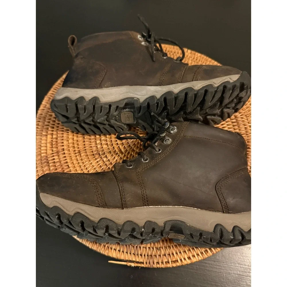 Duluth Trading Co Jackpine Waterproof Leather Boots‎ Mens 8.5 Wide Brown 52711